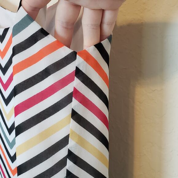 Cabi Multicolor Striped Camisole Blouse Layer Work Office Women's X-Small - Picture 3 of 11